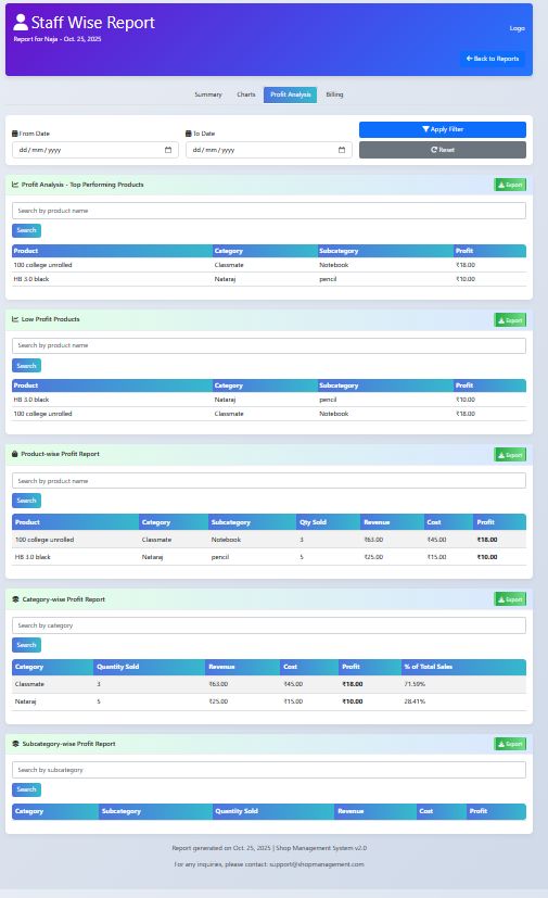BizEasy Stock Management
