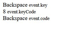 Event KeyCodes 3