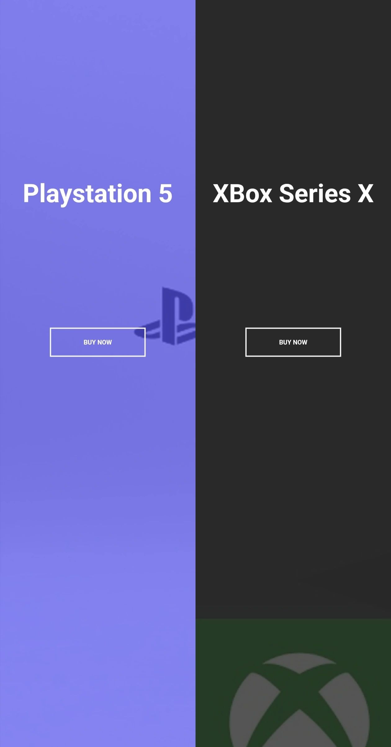 Split Landing Page 1